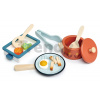 Drevený riad s panvicou Pots and Pans Tender Leaf Toys s varechou a potravinami 38*25*8 cm TL8241 Drevený riad s panvicou Pots and Pans Tender Leaf Toys s varechou a potravinami 38*25*8 cm TL8241