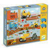 Djeco Obrovské puzzle Stavenisko 17 ks Djeco Obrovské puzzle Stavenisko 17 ks