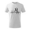 EKG volejbalisti muži - Tričko detské bavlnené - 134 cm/8 rokov ( Biela ) EKG volejbalisti muži - Tričko detské bavlnené - 134 cm/8 rokov ( Biela )