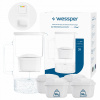 Sklenená filtračná kanvica Wessper D2 BOROSILICATE FF 3l biela + 5x filter Sklenená filtračná kanvica Wessper D2 BOROSILICATE FF 3l biela + 5x filter