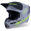 přilba S-M3 RADIUM, ALPINESTARS (šedá mat/žlutá fluo/černá, vel. L) přilba S-M3 RADIUM, ALPINESTARS (šedá mat/žlutá fluo/černá, vel. L)
