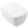 Villeroy & Boch Subway 3.0 wc misa s pomaly sa sklápajúcim sedadlom závesné bez oplachovacieho kruhu s vírivým splachovaním biela lesklá 4610TLR1 Villeroy & Boch Subway 3.0 wc misa s pomaly sa sklápajúcim sedadlom závesné bez oplachovacieho kruhu s vírivým splachovaním biela lesklá 4610TLR1