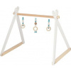 Drevený edukačný stojan Baby Gym medvedík Goki Drevený edukačný stojan Baby Gym medvedík Goki