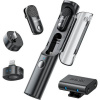 BOYA Microphone Wireless Magic-02 2.4GHz with 2 transmitters and 3 receivers (Type-C, Lightning and 3.5mm Female) Black EU BOYA Microphone Wireless Magic-02 2.4GHz with 2 transmitters and 3 receivers (Type-C, Lightning and 3.5mm Female) Black EU