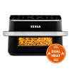 TESLA AirCook DualHeat QD575 XXL duální horkovzdušná fritéza AIRCKDHQD575XXLBLK TESLA AirCook DualHeat QD575 XXL duální horkovzdušná fritéza AIRCKDHQD575XXLBLK