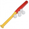 Červená plastová súprava baseballovej pálky s lopami 56cm Červená plastová súprava baseballovej pálky s lopami 56cm