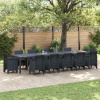 zahrada-XL Záhradný stôl Antracit 400 x 100 x 73 cm polyratan 3378528 zahrada-XL Záhradný stôl Antracit 400 x 100 x 73 cm polyratan 3378528