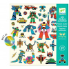 Djeco Samolepky metalické - Roboti Djeco Samolepky metalické - Roboti