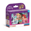 Clementoni: Disney Princezné kocky - 6 ks Clementoni: Disney Princezné kocky - 6 ks