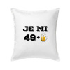Je mi 50 pivo - Vankúš 50x50 - 50x50 - Iba poťah ( Biela ) Je mi 50 pivo - Vankúš 50x50 - 50x50 - Iba poťah ( Biela )