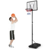 Costway Basketbalový kôš so stojanom výškovo nastaviteľný 172-305 cm, na kolieskach Costway Basketbalový kôš so stojanom výškovo nastaviteľný 172-305 cm, na kolieskach