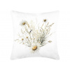 Bavlnená obliečka na vankúš Poľné kvety - trávy Veľkosť: 40 x 40 Bavlnená obliečka na vankúš Poľné kvety - trávy Veľkosť: 40 x 40