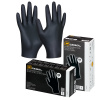 GEBOL 709630 Jednorázové rukavice Nitril v. M nepudrované, černé 80ks GEBOL 709630 Jednorázové rukavice Nitril v. M nepudrované, černé 80ks