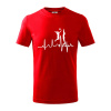 EKG volejbalisti muži - Tričko detské bavlnené - 134 cm/8 rokov ( Červená ) EKG volejbalisti muži - Tričko detské bavlnené - 134 cm/8 rokov ( Červená )