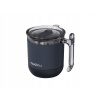 Quokka Wave Smartgrip, Nerezový termo hrnček Black, 260ml, 40273 Quokka Wave Smartgrip, Nerezový termo hrnček Black, 260ml, 40273