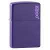 Zippo Purple Matte Logo 26097 Zippo Purple Matte Logo 26097