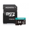 Pamäťová karta ADATA Premier micro SDXC karta 64GB UHS-I U3 Class 10 + adaptér (AUSDX64GUI3V30SA2-RA1) Pamäťová karta ADATA Premier micro SDXC karta 64GB UHS-I U3 Class 10 + adaptér (AUSDX64GUI3V30SA2-RA1)