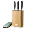 Súprava nožov G21 Gourmet Damascus v bambusovom bloku 3 ks + brúsny kameň Súprava nožov G21 Gourmet Damascus v bambusovom bloku 3 ks + brúsny kameň