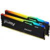 Kingston Fury Beast Black RGB 64GB DDR5 5600MT/s / CL40 / DIMM / Kit 2x 32GB Kingston Fury Beast Black RGB 64GB DDR5 5600MT/s / CL40 / DIMM / Kit 2x 32GB