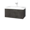 Dreja Umývadlová skrinka VARIANTE SZZ 80 (umývadlo Harmonia) - D16 Tmavý betón / D16 Tmavý betón Dreja Umývadlová skrinka VARIANTE SZZ 80 (umývadlo Harmonia) - D16 Tmavý betón / D16 Tmavý betón