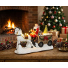 Dekorácia MagicHome Vianoce, Santa s koňom, LED, 3xAA, interiér Dekorácia MagicHome Vianoce, Santa s koňom, LED, 3xAA, interiér