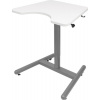 Salli Písací stôl School Desk Farba: sivá 75 × 60 × 71-110 cm Salli Písací stôl School Desk Farba: sivá 75 × 60 × 71-110 cm