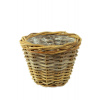 Obal na květináč pr.21x16cm, s igelit. výplní, šedá, FSC 100%|Ego Dekor Indonesian Ratan Obal na květináč pr.21x16cm, s igelit. výplní, šedá, FSC 100%|Ego Dekor Indonesian Ratan