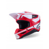 Prilba Alpinestars S-M3 Heat červeno-biela XS Prilba Alpinestars S-M3 Heat červeno-biela XS