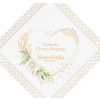 ŠATKA NA KRST MENO DÁTUM EKO S ČIPKOU E ŠATKA NA KRST MENO DÁTUM EKO S ČIPKOU E