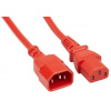 Napájecí šňůra 3 m, Červená, A: Rovný, B: Přímý Polyvinylchlorid, 250 V RS PRO Napájecí šňůra 3 m, Červená, A: Rovný, B: Přímý Polyvinylchlorid, 250 V RS PRO