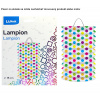 Lampión 15cm valec bodka mix farba 1ks Lampión 15cm valec bodka mix farba 1ks