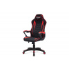 Herné a kancelárské kreslo E-racer KA-G408 RED, poťah červená a čierna látka Herné a kancelárské kreslo E-racer KA-G408 RED, poťah červená a čierna látka