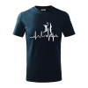EKG volejbalisti muži - Tričko detské bavlnené - 158 cm/12 rokov ( Tmavomodrá (takmer čierna) ) EKG volejbalisti muži - Tričko detské bavlnené - 158 cm/12 rokov ( Tmavomodrá (takmer čierna) )