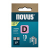 NOVUS tenké, ploché drôtené sponky typ D, 53 F/10 mm, 600 ks NOVUS tenké, ploché drôtené sponky typ D, 53 F/10 mm, 600 ks