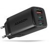 AXAGON ACU-DPQ65, GaN nabíjačka do siete, 3x port, 65W AXAGON ACU-DPQ65, GaN nabíjačka do siete, 3x port, 65W