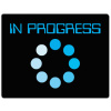 Podložka pod myš In progress sv. modrá Podložka pod myš In progress sv. modrá
