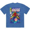 Tričko Marvel - The Invincible Iron Man Modrá M Tričko Marvel - The Invincible Iron Man Modrá M