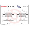 BREMBO Sada brzdových platničiek kotúčovej brzdy BREMBO P 85 102 BREMBO Sada brzdových platničiek kotúčovej brzdy BREMBO P 85 102
