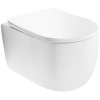 Rea Eddy Turbo toaleta bez ráfika so sedadlom, REA-C6560 Rea Eddy Turbo toaleta bez ráfika so sedadlom, REA-C6560