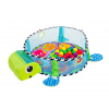 KIK Vzdelávacia podložka 3v1 korytnačka Veľká 0 30 loptičiek KIK Vzdelávacia podložka 3v1 korytnačka Veľká 0 30 loptičiek
