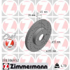 ZIMMERMANN Brzdový kotúč 370.3069.52 ZIMMERMANN Brzdový kotúč 370.3069.52
