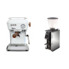 Ascaso Dream PID, Cloud White + Stone Espresso Pebble, chrome Ascaso Dream PID, Cloud White + Stone Espresso Pebble, chrome