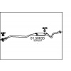 Stredný tlmič výfuku MTS 01.50633 Stredný tlmič výfuku MTS 01.50633