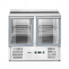 Chladiaci stôl 2-dverový zasklený so sklopným vekom, Arktic, 247L, 230V/145W, 900x700x(H)860mm Chladiaci stôl 2-dverový zasklený so sklopným vekom, Arktic, 247L, 230V/145W, 900x700x(H)860mm