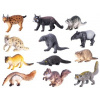 Lesní zvířátka 12 kusů, 12 druhů, naučný set Lesní zvířátka 12 kusů, 12 druhů, naučný set