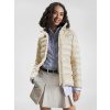 Tommy Hilfiger dámska béžová prešívaná bunda WW0WW39581 M Tommy Hilfiger dámska béžová prešívaná bunda WW0WW39581 M