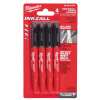 MILWAUKEE Značkovač - popisovač INKZALL™ extra jemný hrot - čierny 4ks (fixa) MILWAUKEE Značkovač - popisovač INKZALL™ extra jemný hrot - čierny 4ks (fixa)