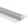 Biely hliníkový povrchový LED profil pre sadrokartón / sadrovláknité dosky 2 m s priehľadným difúzorom a koncovkami Ecolight Biely hliníkový povrchový LED profil pre sadrokartón / sadrovláknité dosky 2 m s priehľadným difúzorom a koncovkami Ecolight