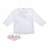 Kojenecka košieľka - Detská bunda 68 biela (Sofija t -shirt White Star Baby 68) Kojenecka košieľka - Detská bunda 68 biela (Sofija t -shirt White Star Baby 68)