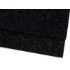 Penová guma Moosgummi s glitrami 20x30 cm Farba: 19 čierna Penová guma Moosgummi s glitrami 20x30 cm Farba: 19 čierna